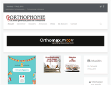 Tablet Screenshot of orthophonie.fr